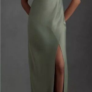BHLDN Elegant Green Dress